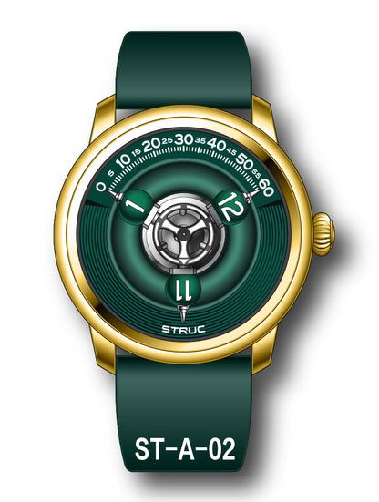 Time Shuttle Mechanical Watch – Redefining Time | Split-Color Chapter Ring
