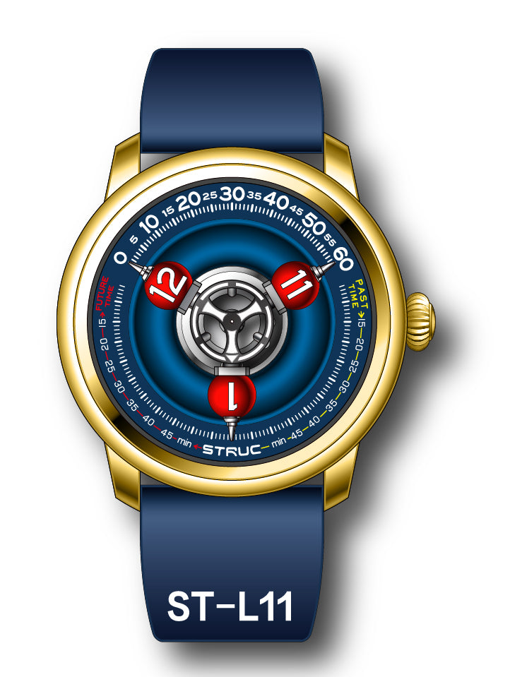 Time Shuttle Mechanical Watch – Redefining Time | Single-Color Chapter Ring