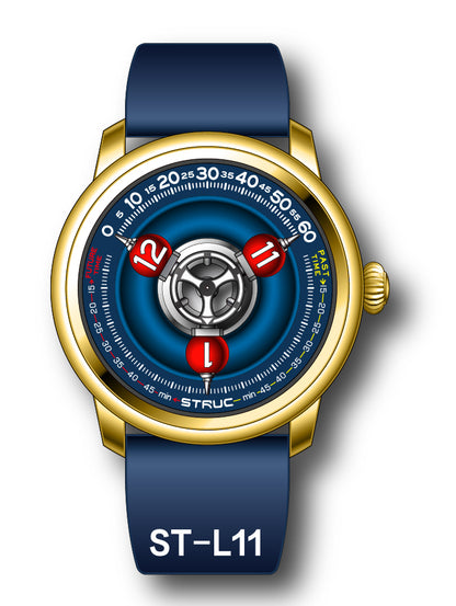 Time Shuttle Mechanical Watch – Redefining Time |Tri-Color Chapter Ring