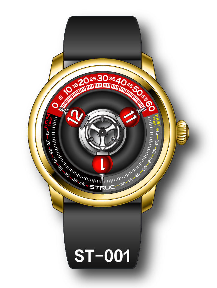 Time Shuttle Mechanical Watch – Redefining Time |Tri-Color Chapter Ring