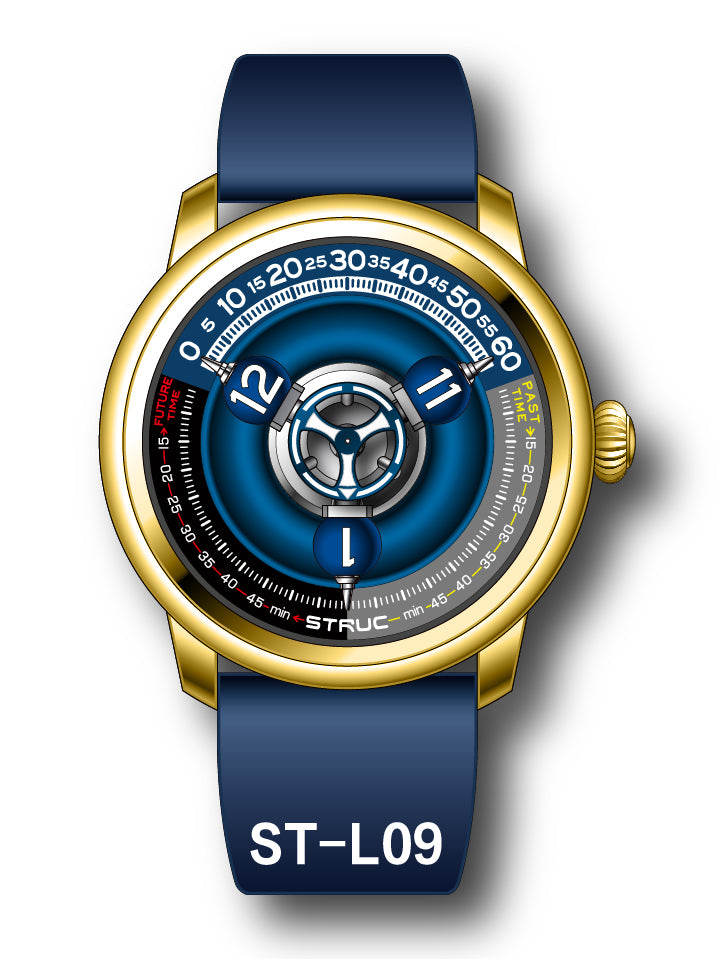 Time Shuttle Mechanical Watch – Redefining Time |Tri-Color Chapter Ring