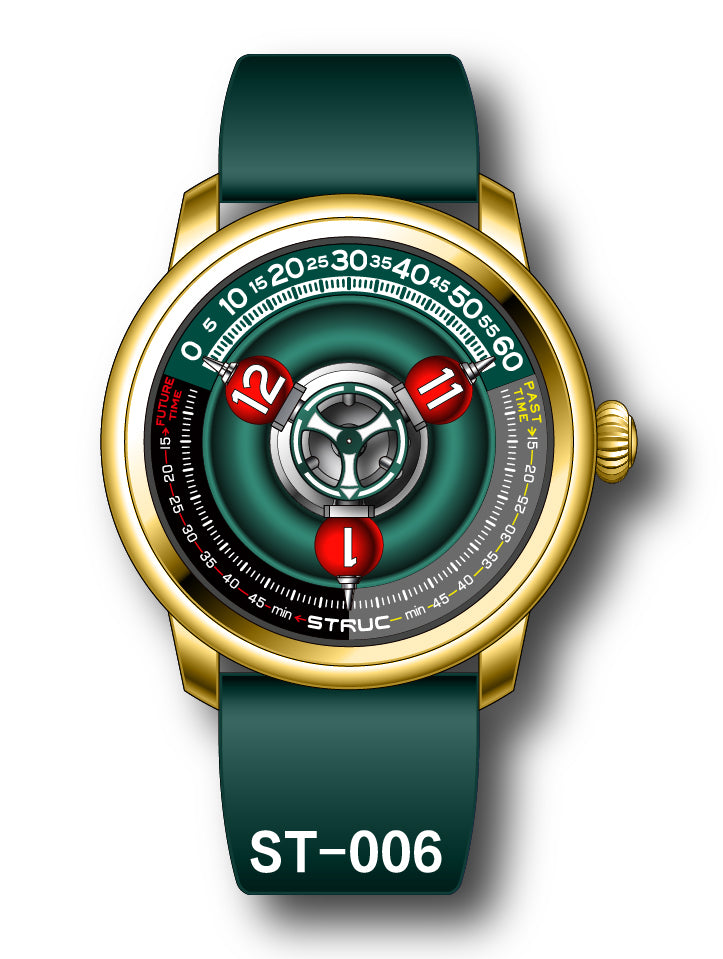 Time Shuttle Mechanical Watch – Redefining Time |Tri-Color Chapter Ring