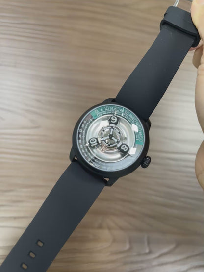 Time Shuttle Mechanical Watch – Redefining Time |Tri-Color Chapter Ring