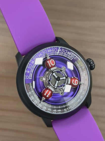 Time Shuttle Mechanical Watch – Redefining Time |Tri-Color Chapter Ring