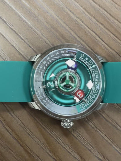 Time Shuttle Mechanical Watch – Redefining Time |Tri-Color Chapter Ring