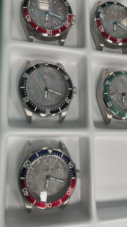 KRONOSTI Deep Explorer – Meteorite Dial (Three-Hand with Date)