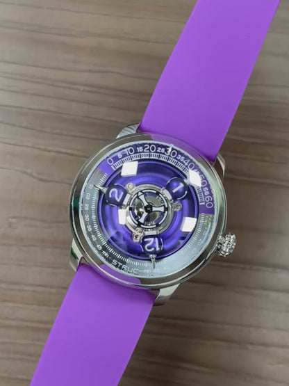 Time Shuttle Mechanical Watch – Redefining Time |Tri-Color Chapter Ring