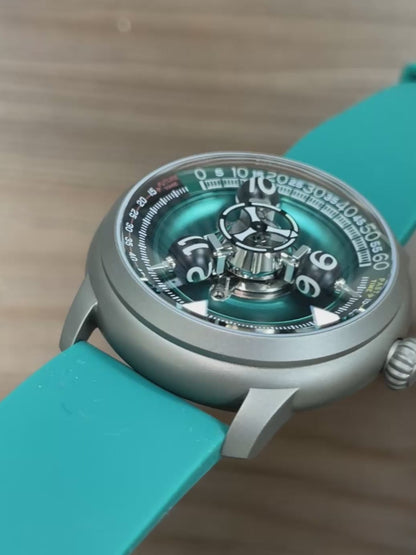 Time Shuttle Mechanical Watch – Redefining Time |Tri-Color Chapter Ring