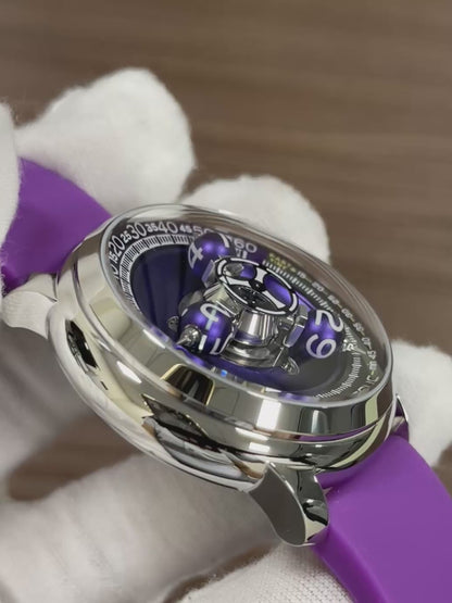 Time Shuttle Mechanical Watch – Redefining Time |Tri-Color Chapter Ring