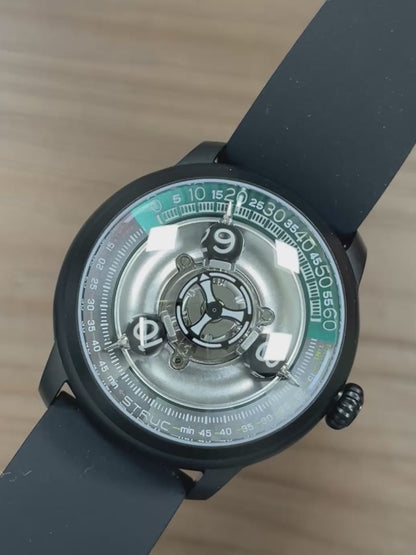 Time Shuttle Mechanical Watch – Redefining Time |Tri-Color Chapter Ring
