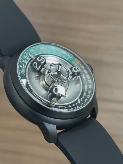 Time Shuttle Mechanical Watch – Redefining Time |Tri-Color Chapter Ring