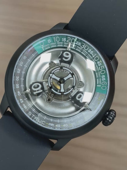 Time Shuttle Mechanical Watch – Redefining Time |Tri-Color Chapter Ring