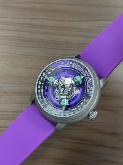 Time Shuttle Mechanical Watch – Redefining Time |Tri-Color Chapter Ring