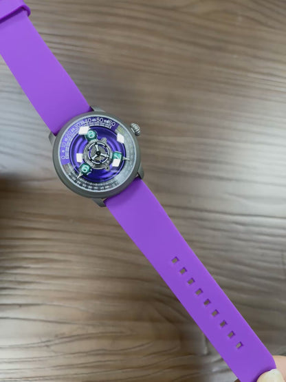 Time Shuttle Mechanical Watch – Redefining Time |Tri-Color Chapter Ring