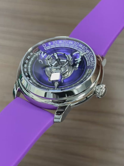 Time Shuttle Mechanical Watch – Redefining Time |Tri-Color Chapter Ring