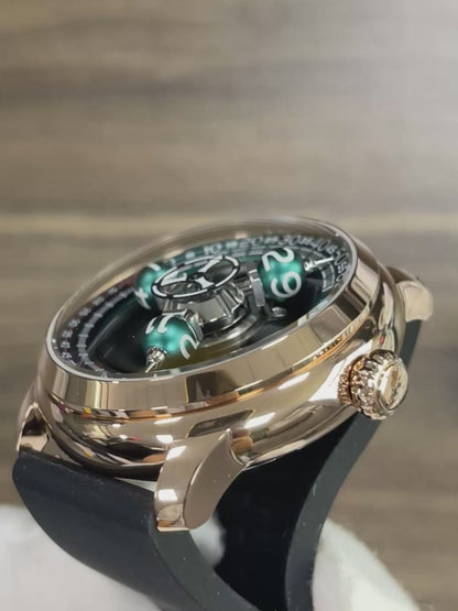 Time Shuttle Mechanical Watch – Redefining Time |Tri-Color Chapter Ring