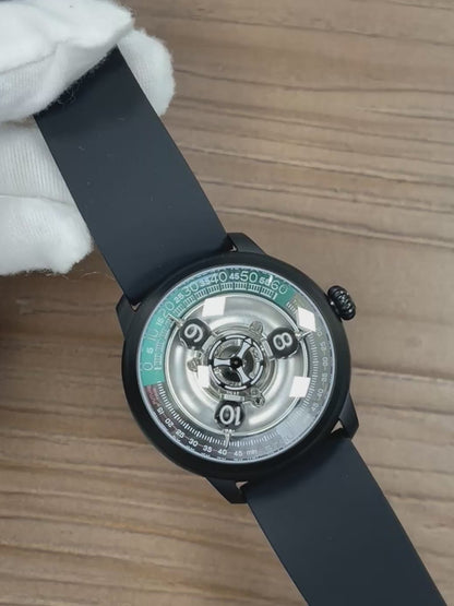 Time Shuttle Mechanical Watch – Redefining Time |Tri-Color Chapter Ring