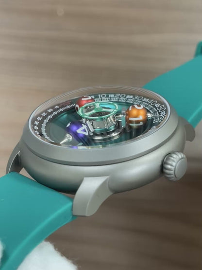Time Shuttle Mechanical Watch – Redefining Time |Tri-Color Chapter Ring