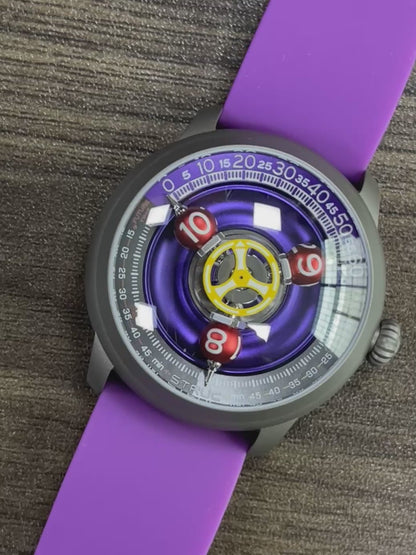 Time Shuttle Mechanical Watch – Redefining Time |Tri-Color Chapter Ring