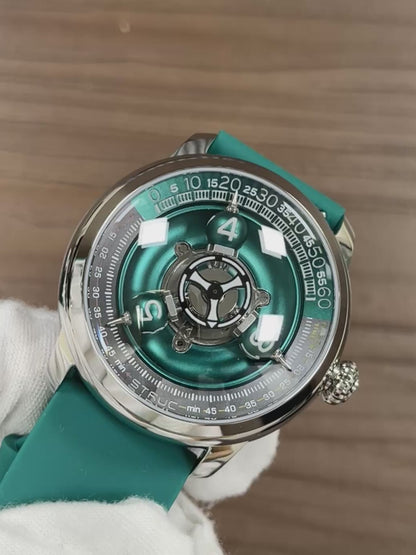 Time Shuttle Mechanical Watch – Redefining Time |Tri-Color Chapter Ring