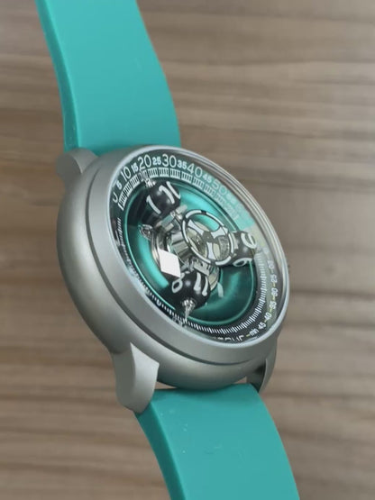 Time Shuttle Mechanical Watch – Redefining Time |Tri-Color Chapter Ring
