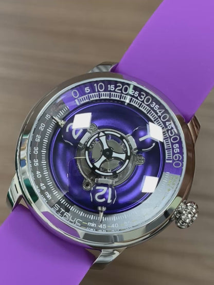 Time Shuttle Mechanical Watch – Redefining Time |Tri-Color Chapter Ring