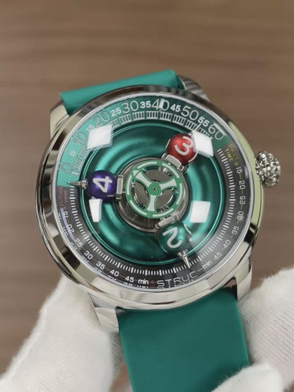 Time Shuttle Mechanical Watch – Redefining Time |Tri-Color Chapter Ring