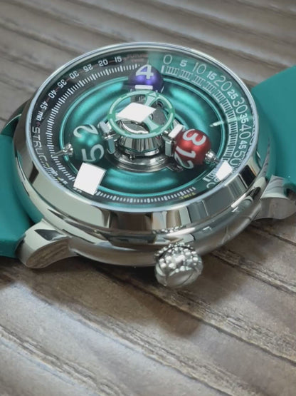 Time Shuttle Mechanical Watch – Redefining Time |Tri-Color Chapter Ring