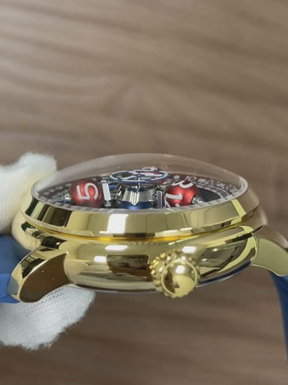 Time Shuttle Mechanical Watch – Redefining Time |Tri-Color Chapter Ring