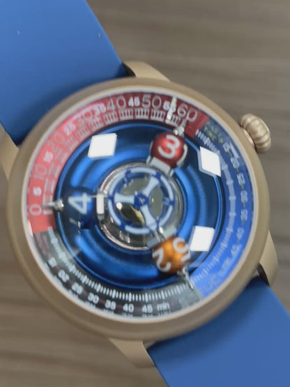 Time Shuttle Mechanical Watch – Redefining Time |Tri-Color Chapter Ring