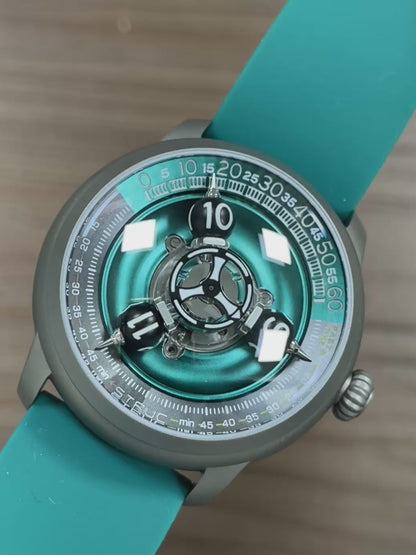 Time Shuttle Mechanical Watch – Redefining Time |Tri-Color Chapter Ring