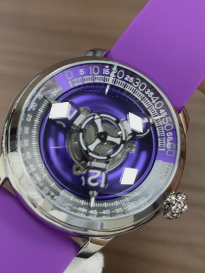 Time Shuttle Mechanical Watch – Redefining Time |Tri-Color Chapter Ring