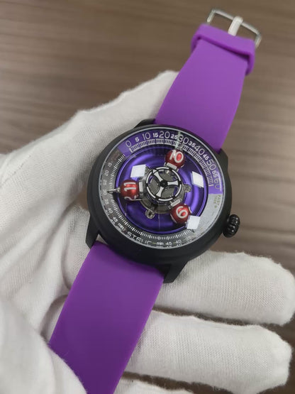 Time Shuttle Mechanical Watch – Redefining Time |Tri-Color Chapter Ring