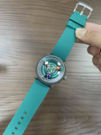 Time Shuttle Mechanical Watch – Redefining Time |Tri-Color Chapter Ring