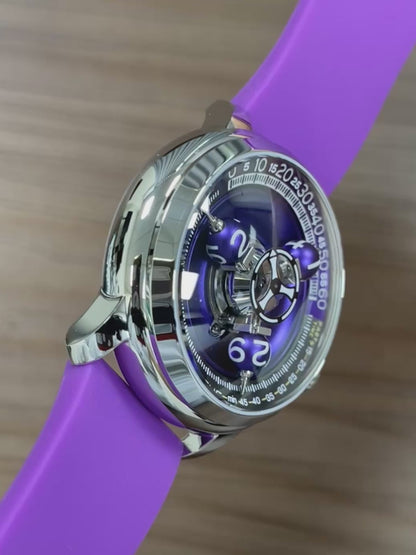 Time Shuttle Mechanical Watch – Redefining Time |Tri-Color Chapter Ring