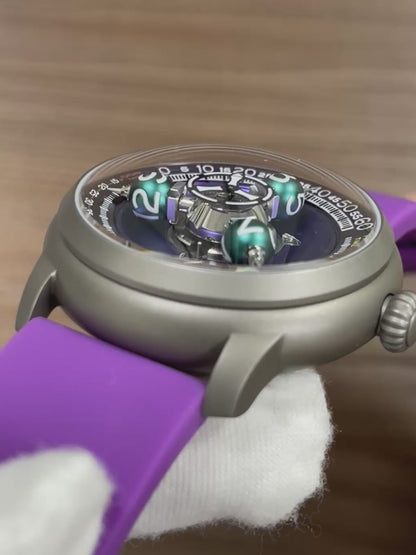 Time Shuttle Mechanical Watch – Redefining Time |Tri-Color Chapter Ring