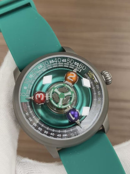 Time Shuttle Mechanical Watch – Redefining Time |Tri-Color Chapter Ring