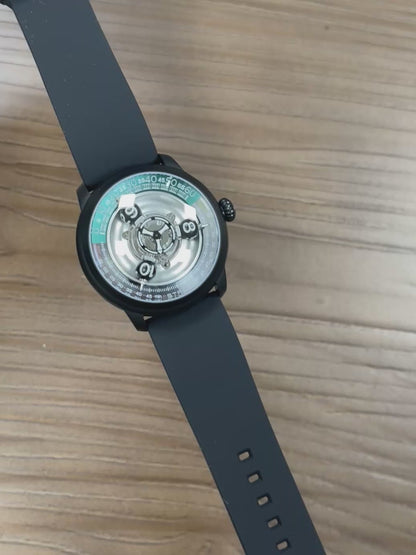 Time Shuttle Mechanical Watch – Redefining Time |Tri-Color Chapter Ring