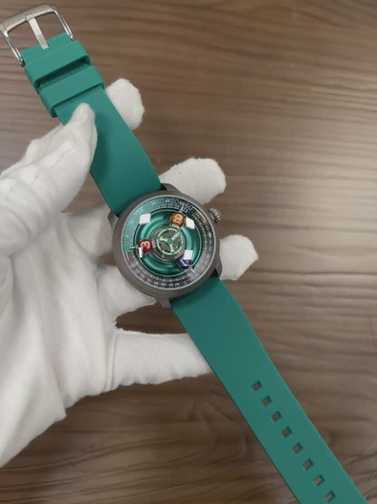 Time Shuttle Mechanical Watch – Redefining Time |Tri-Color Chapter Ring