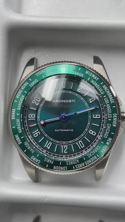 KRONOSTI Deep Explorer – 24H World Timer