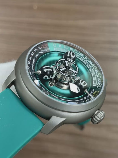 Time Shuttle Mechanical Watch – Redefining Time |Tri-Color Chapter Ring
