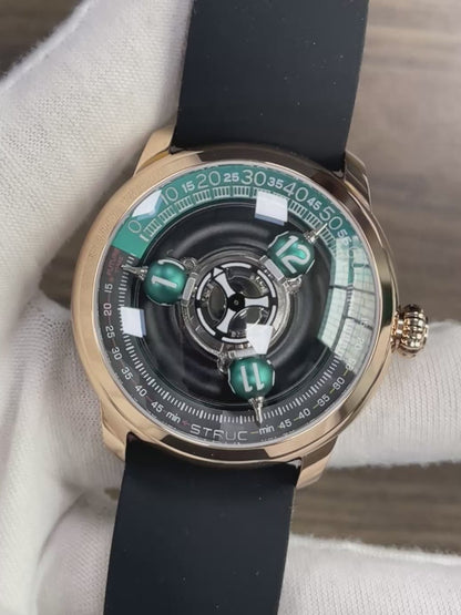 Time Shuttle Mechanical Watch – Redefining Time |Tri-Color Chapter Ring