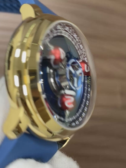 Time Shuttle Mechanical Watch – Redefining Time |Tri-Color Chapter Ring