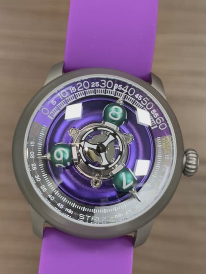 Time Shuttle Mechanical Watch – Redefining Time |Tri-Color Chapter Ring