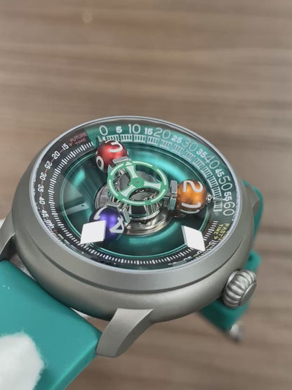 Time Shuttle Mechanical Watch – Redefining Time |Tri-Color Chapter Ring