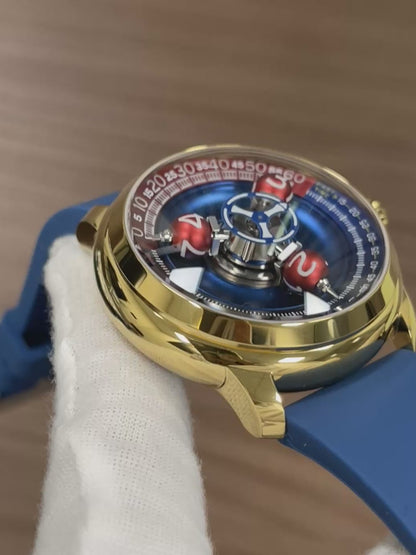Time Shuttle Mechanical Watch – Redefining Time |Tri-Color Chapter Ring