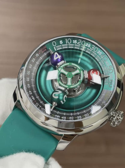 Time Shuttle Mechanical Watch – Redefining Time |Tri-Color Chapter Ring