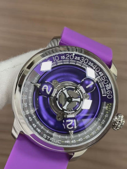 Time Shuttle Mechanical Watch – Redefining Time |Tri-Color Chapter Ring