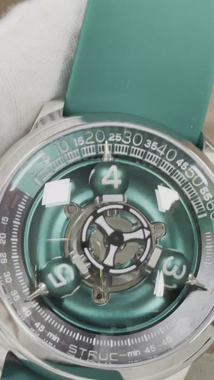 Time Shuttle Mechanical Watch – Redefining Time |Tri-Color Chapter Ring
