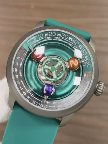 Time Shuttle Mechanical Watch – Redefining Time |Tri-Color Chapter Ring